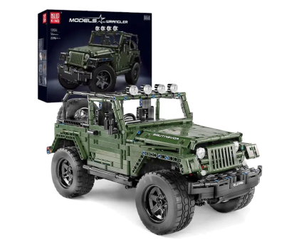 Zabawka edukacyjno-interaktywna Mould King Klocki konstrukcyjne Wrangler czarny 2096 el. zestaw 13124